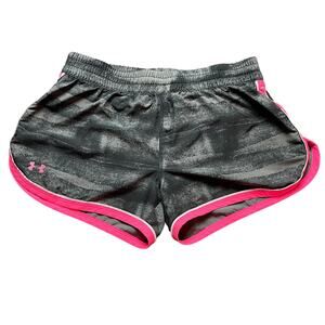 Under Armour Heat‎ Gear Shorts Black Pink Breast Cancer Awareness Womens Size XS